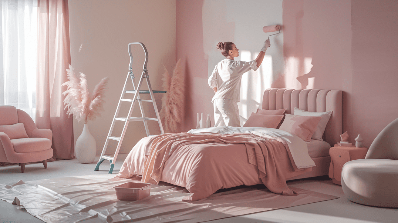 How to Paint a Bedroom Quickly - Signature Knots