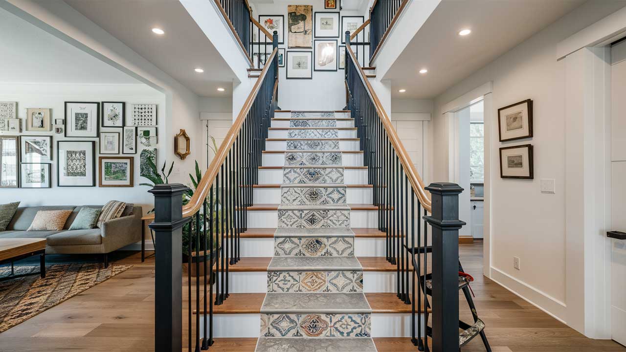 Photo inspiration: Fresh Look at 6 Easy DIY Staircase Makeover Ideas That Make A Big