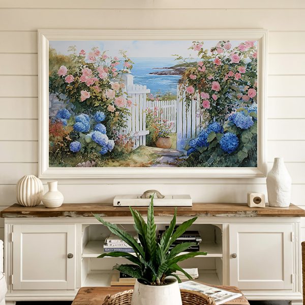 coastal cottage garden art