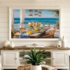 Coastal Dining TV Art