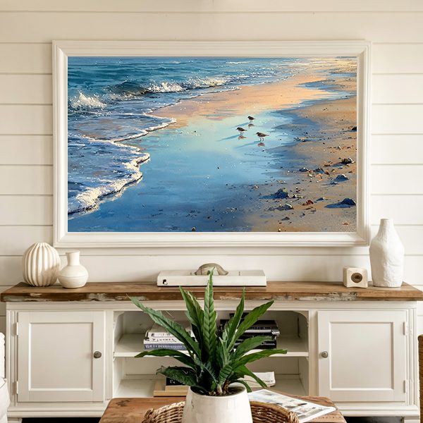 Summer coastal sandpipers