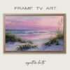 summer beach watercolor tv art