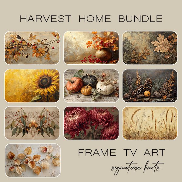 Harvest Home Collection - 10 bundle tv art