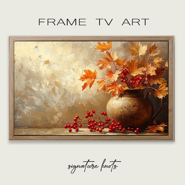 Harvest-maple-leaves tv art