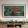 Vintage Christmas Advent Calendar TV Art Bundle