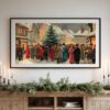 Vintage Christmas Advent Calendar TV Art Bundle