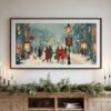 Vintage Christmas Advent Calendar TV Art Bundle
