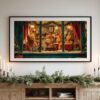 Vintage Christmas Advent Calendar TV Art Bundle