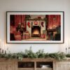 Vintage Christmas Advent Calendar TV Art Bundle