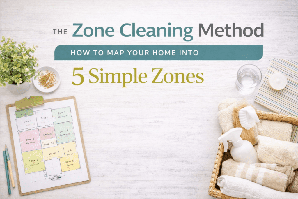 The Zone Cleaning Method: How to Map Your Home into 5 Simple Cleaning ...